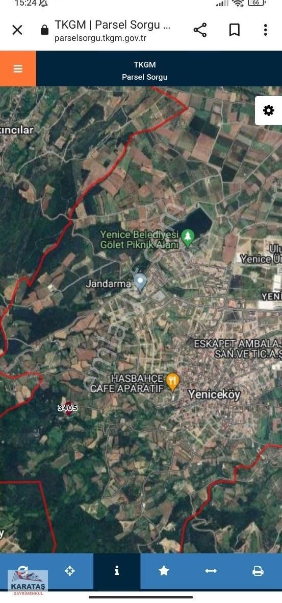 İnegöl Yeniceköy'de İmara Çok Yakın Satılık Kupon Arazi
