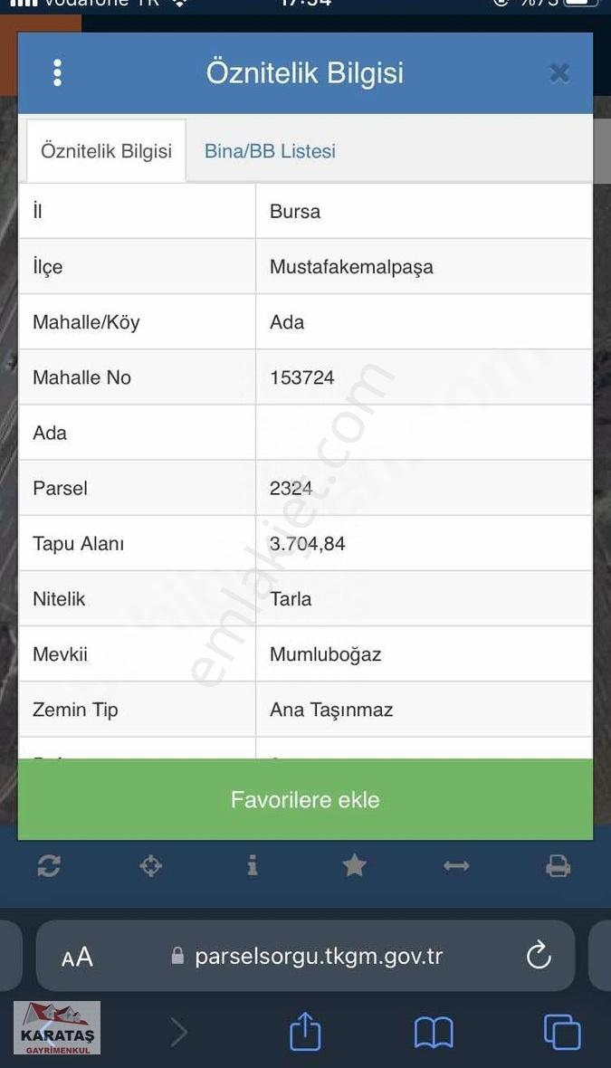 Mustafakemalpaşa Ada Mahallesi İzmir Otobanına Cephe Kupon Tarla - Görsel 4