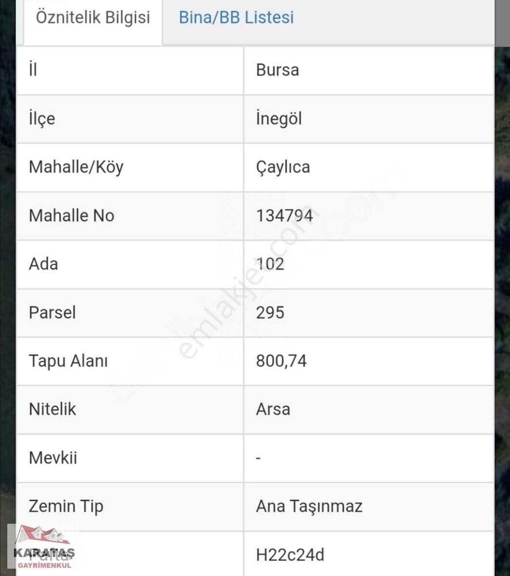 İnegöl Çaylıcada Konut İmarlı Arsalar - Görsel 7