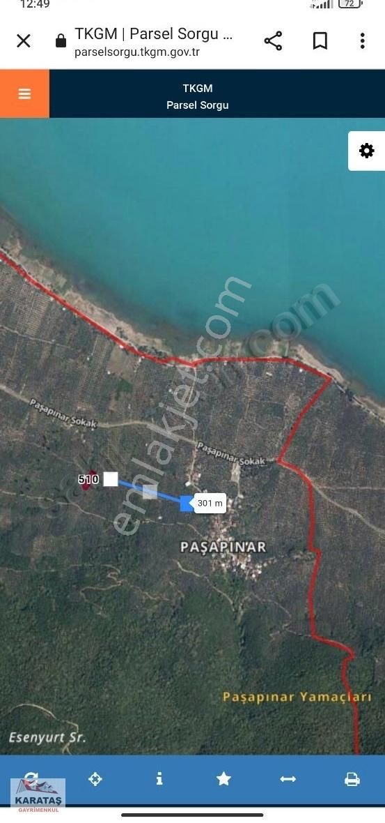 Orhangazi Paşapınar Köyünde Göl Manzaralı Kupon Arazi - Görsel 6