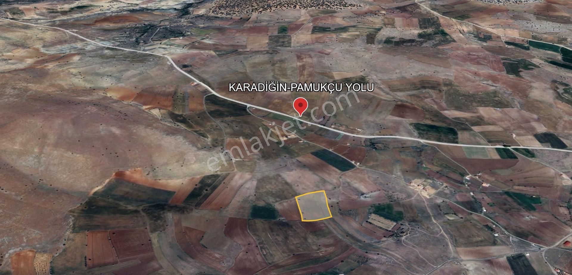 Karadiğin Pamukçu Yol Yakını 6.143 M² İntikal Tapulu Tarla