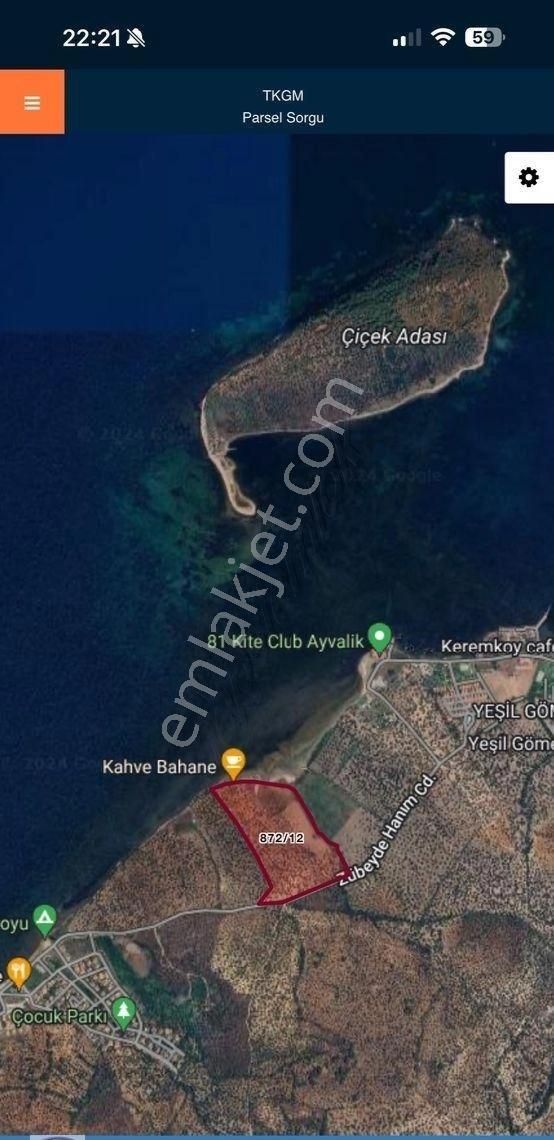 Ayvalık’ta Denize Sıfır Zeytinlik Parselinde 260m2 Fırsat - Görsel 3