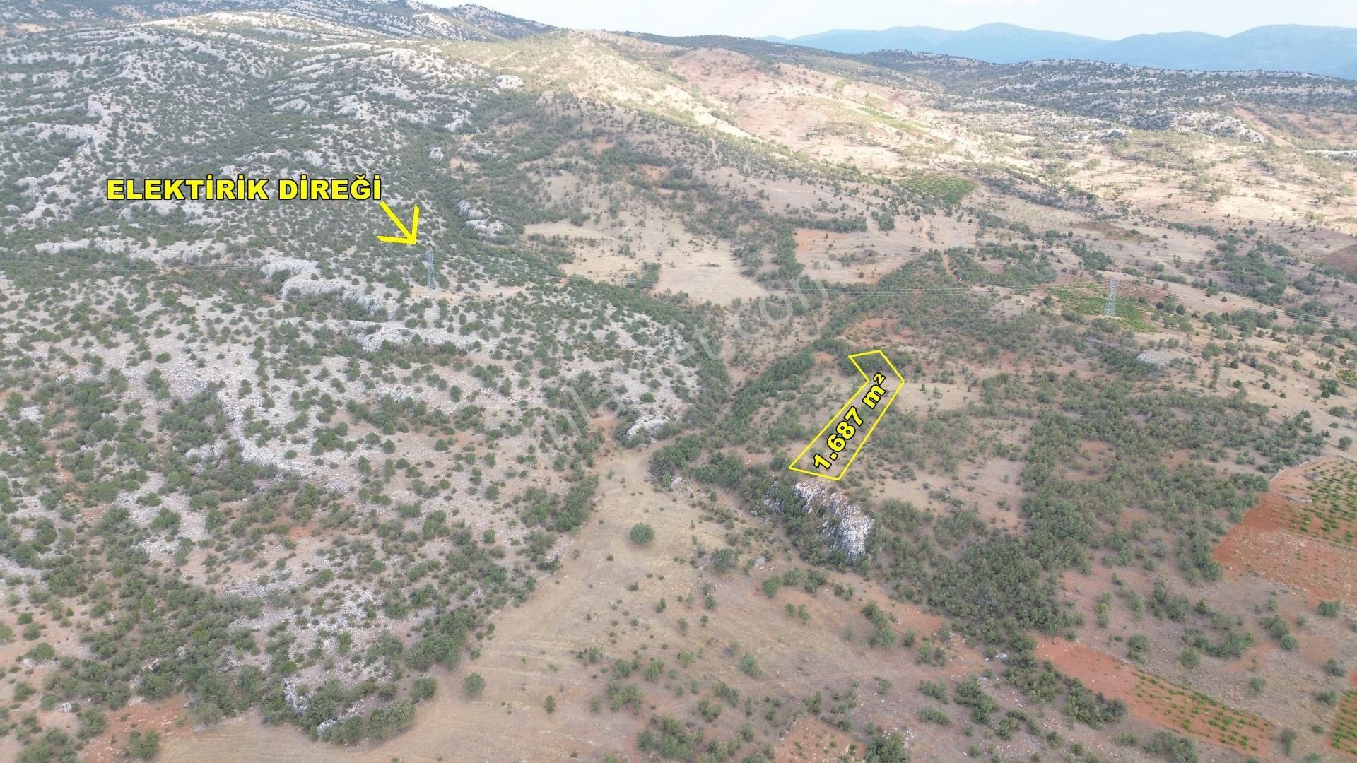 Konya / Bozkır / Hamzalar Da 1.687 M² Müstakil Bağ