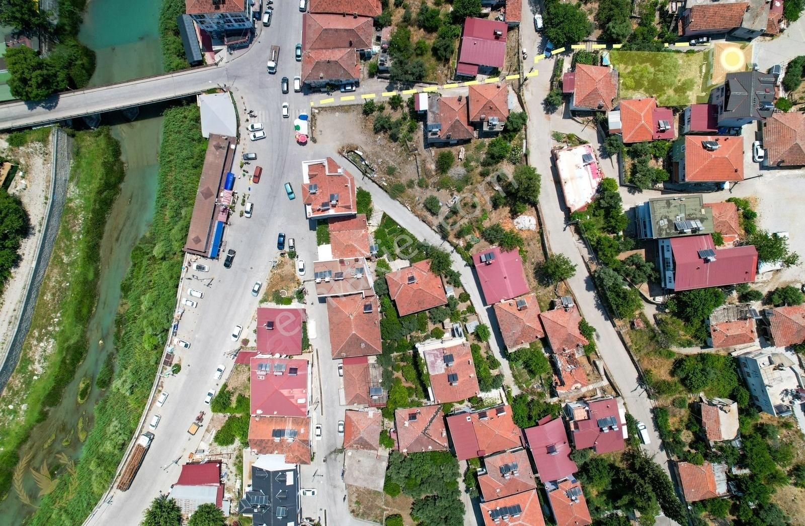 Belen Tepesi--ilçe'nin En Özel Manzarası ,235m2 Arsa+kargir Ev