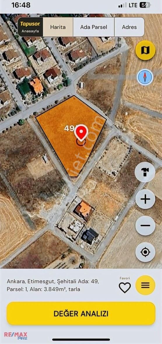 Şehitalı De Yerleşime Çok Yakın 1100 M2 Hisse
