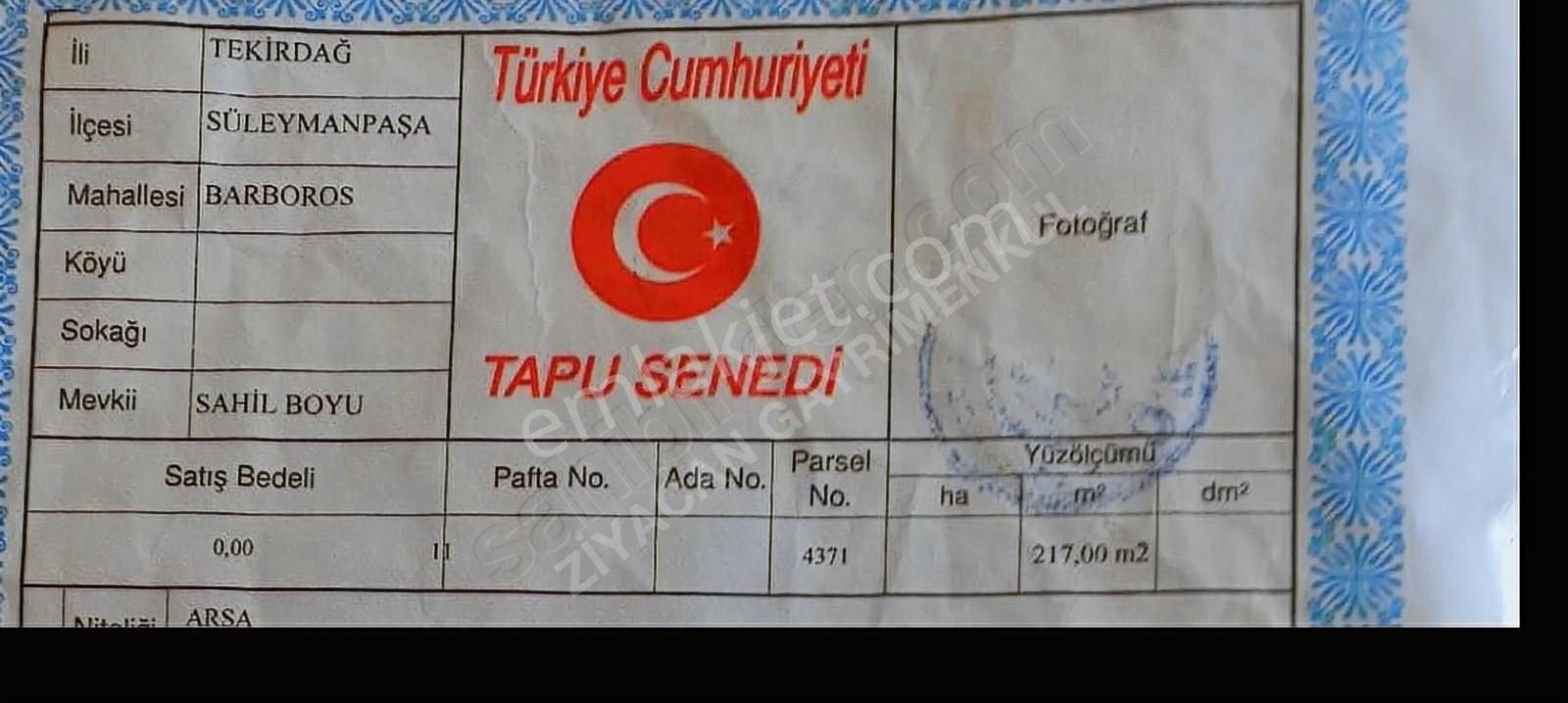 Tekirdağ Sahil Boyu Nda Denize 100 M. Muhteşem Villa Arsası - Görsel 20