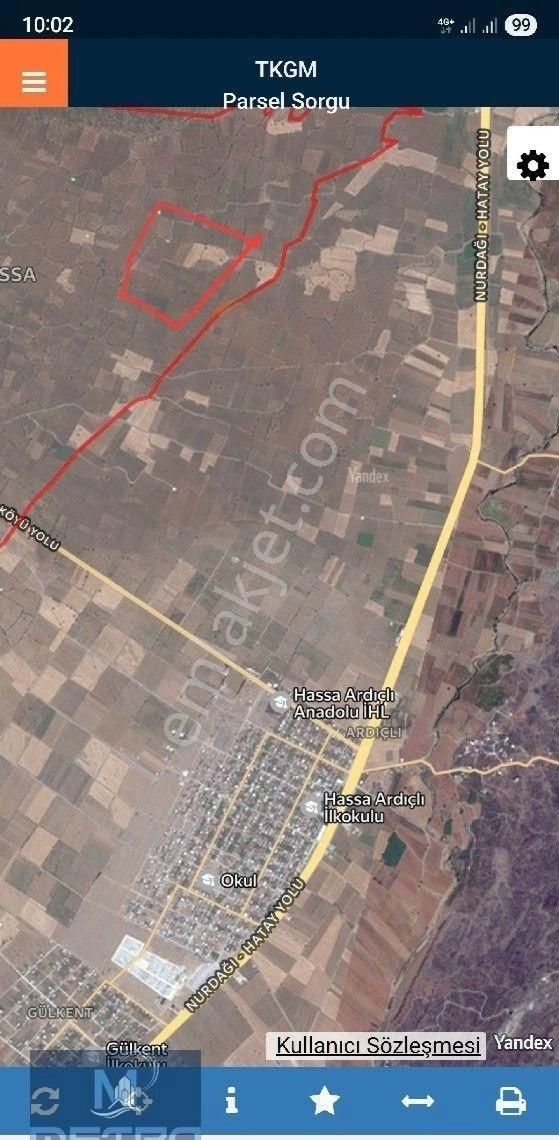 Hatay Hassa Hacılar Mah.satılık Tarla