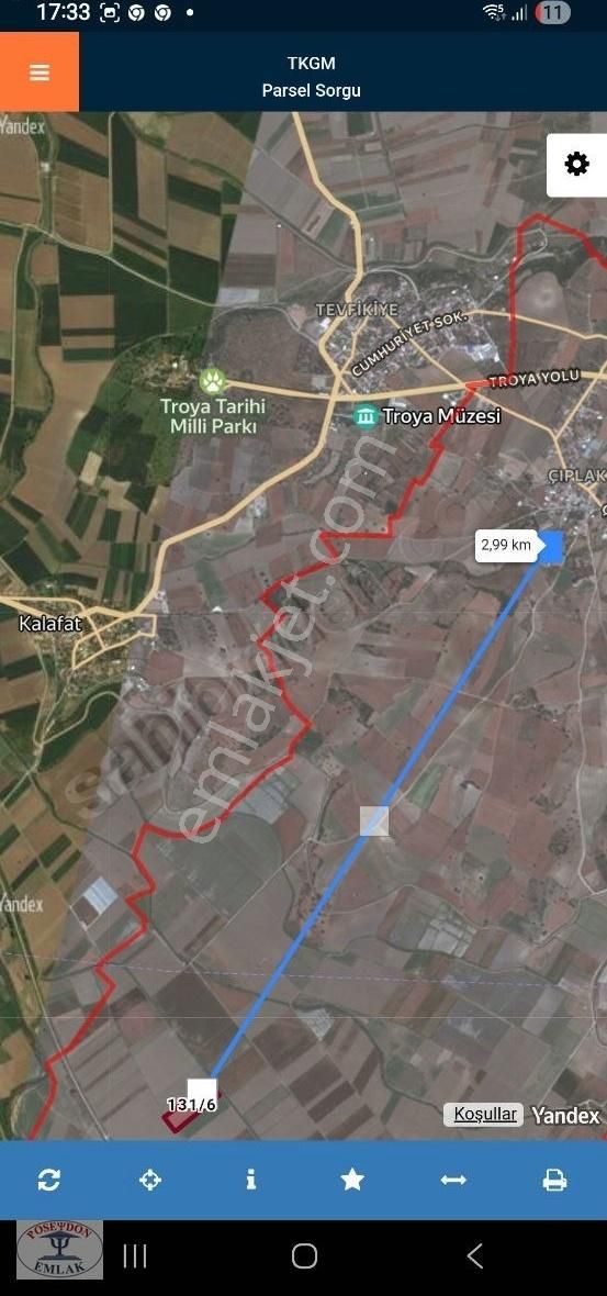 Çıplak Köyünde Sulu Tarıma Uygun Fırsat Tarla ! - Görsel 4
