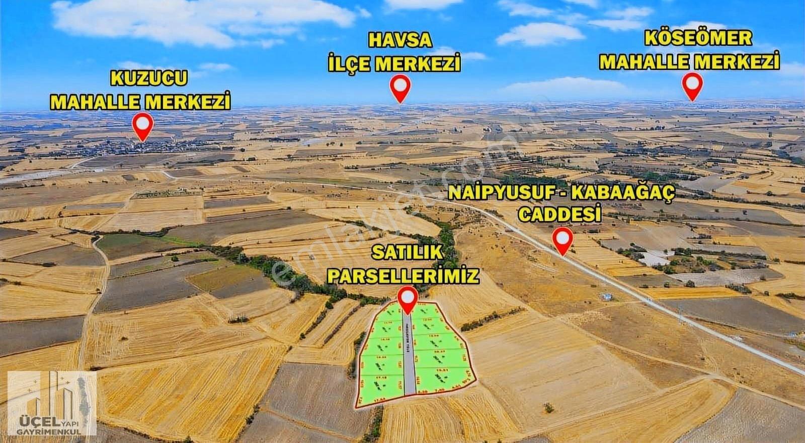 Edirne Naipyusuf Mahallesinde 10-adet 265 M2 Paket Satılık Tarla - Görsel 12