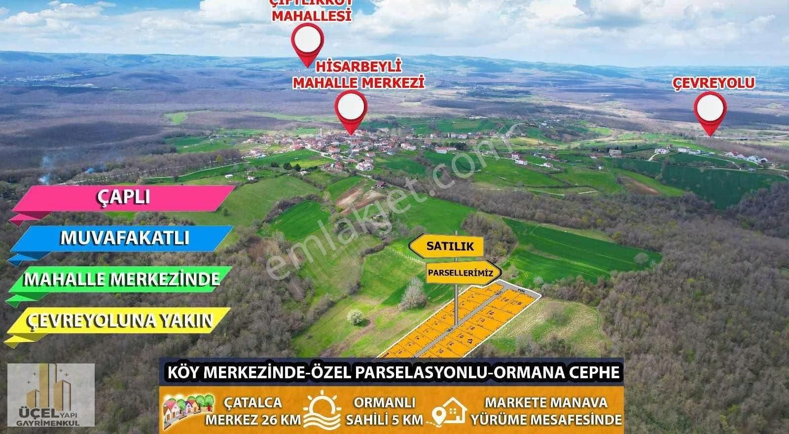 Çatalca Hisarbeyli'de Denize Yakın, 586 M2 Parsellenmiş Tarlamız - Görsel 5