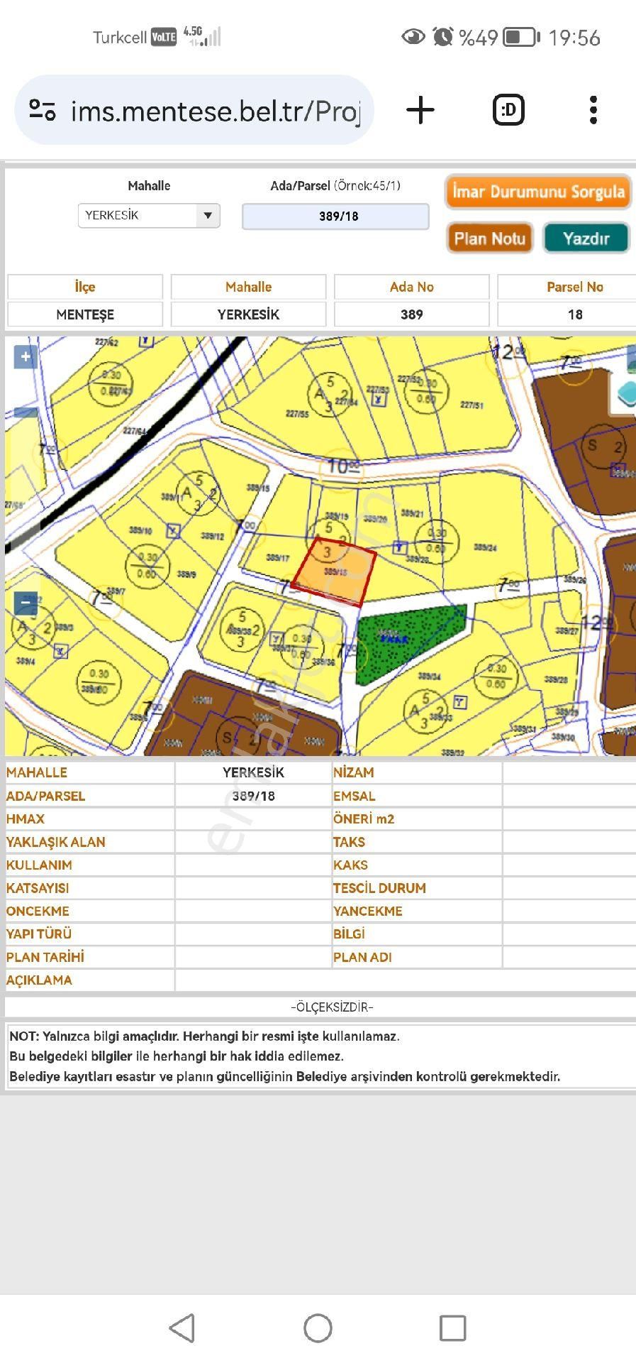 Yerkesik Konut İmarlı 758m2 Arsa (sahibinden) - Görsel 5