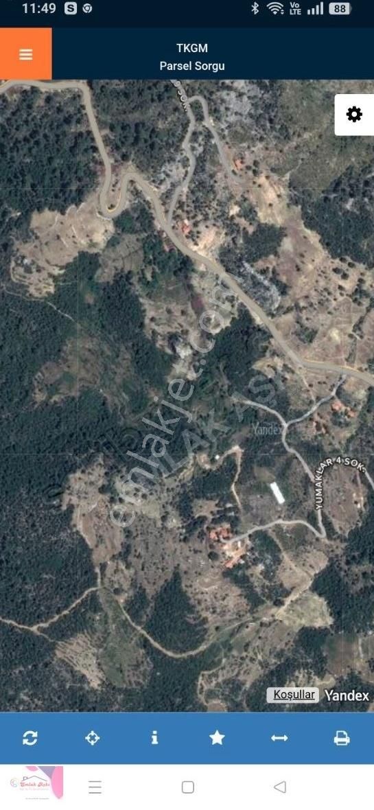 Emlak Aşki Serik Yumanlarda 27 Dönüm Tek Tapu