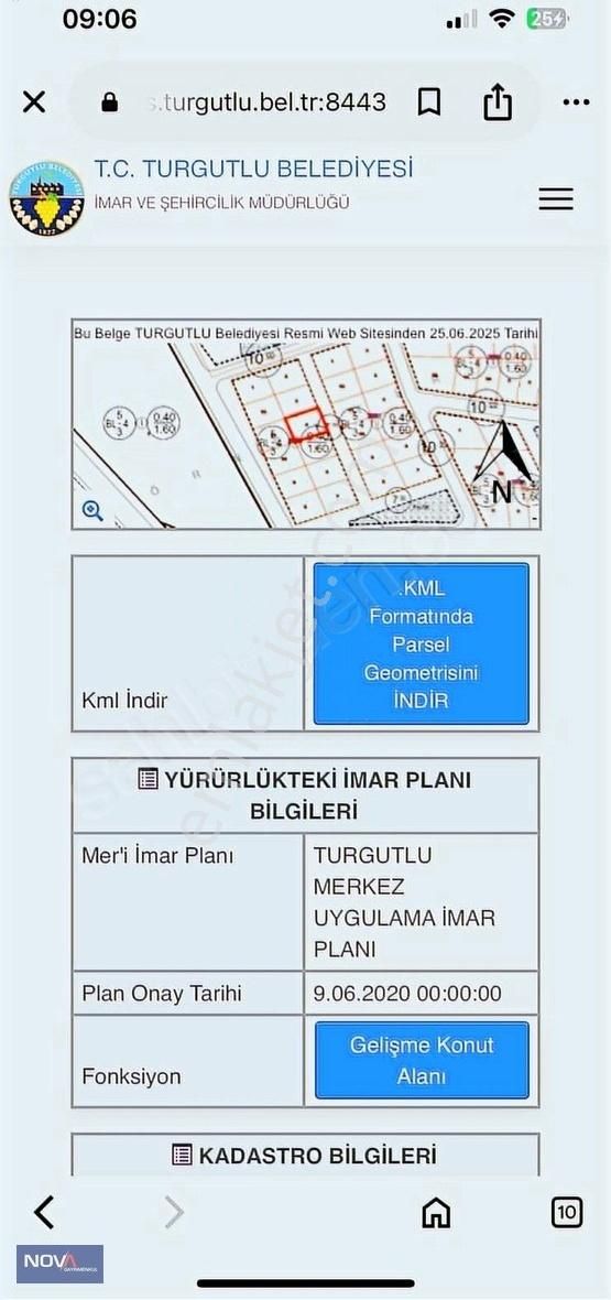 Manisa Turgutlu Dalbahçe Konut İmarlı Arsa
