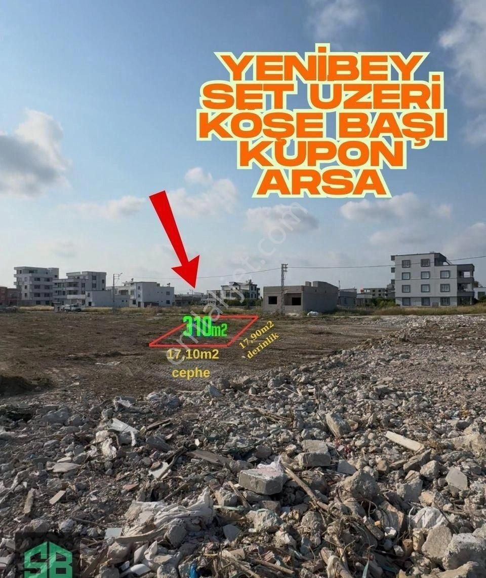 Yenibey Set Yolu Üzerinde Satılık Arsa Köşe Başı Kupon Kelepir Adana Seyhan