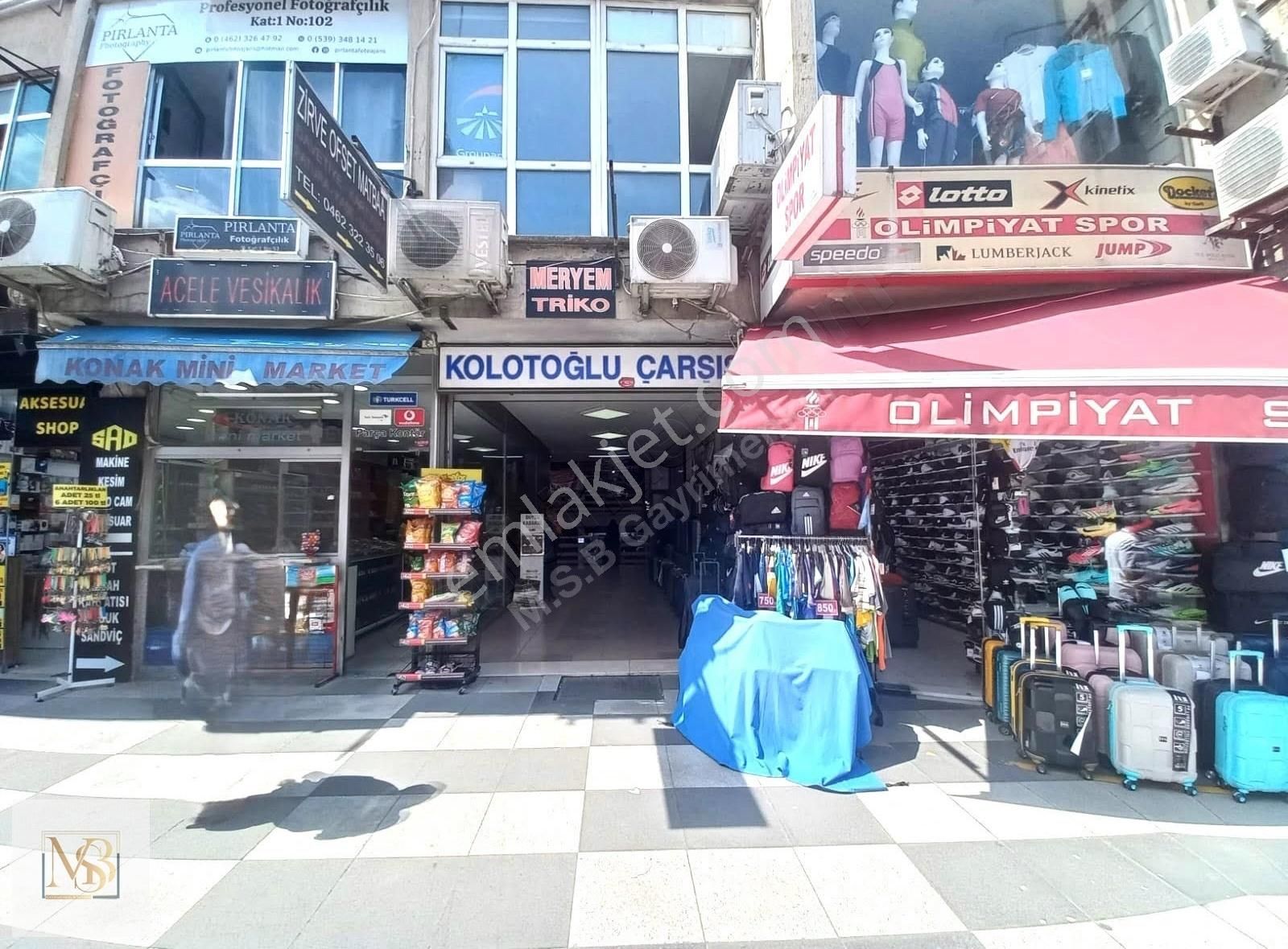 Msb Gayrimenkul'den Uzun Sk. Kolotoğlu İş Hanında Satılık Dükkan