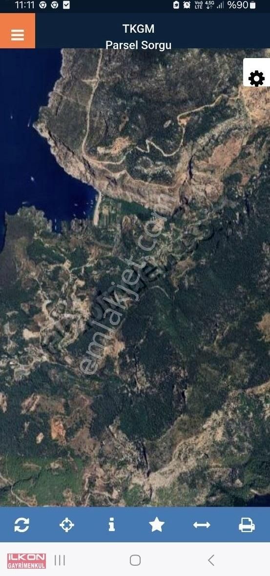 Fethiye Karaağaç Mah. Kirme Mevkiinde İlkon'dan Satılık Arazi - Görsel 3