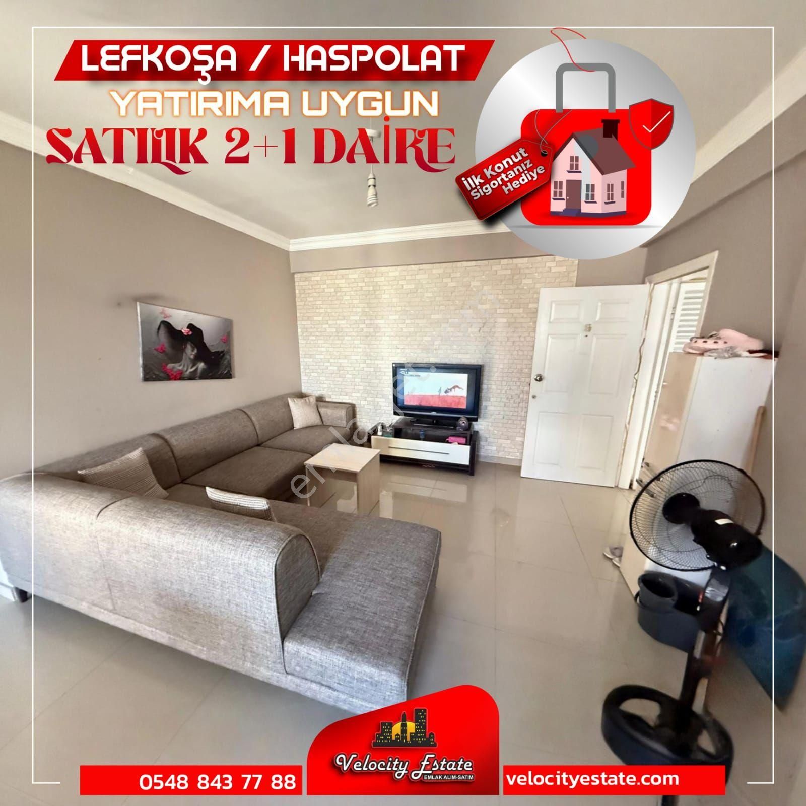 Lefkoşa Haspolat’ta Satılık 2+1 Daire
