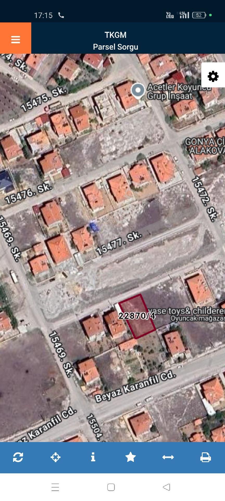Alakova Da Satılık 500 M2 Arsa