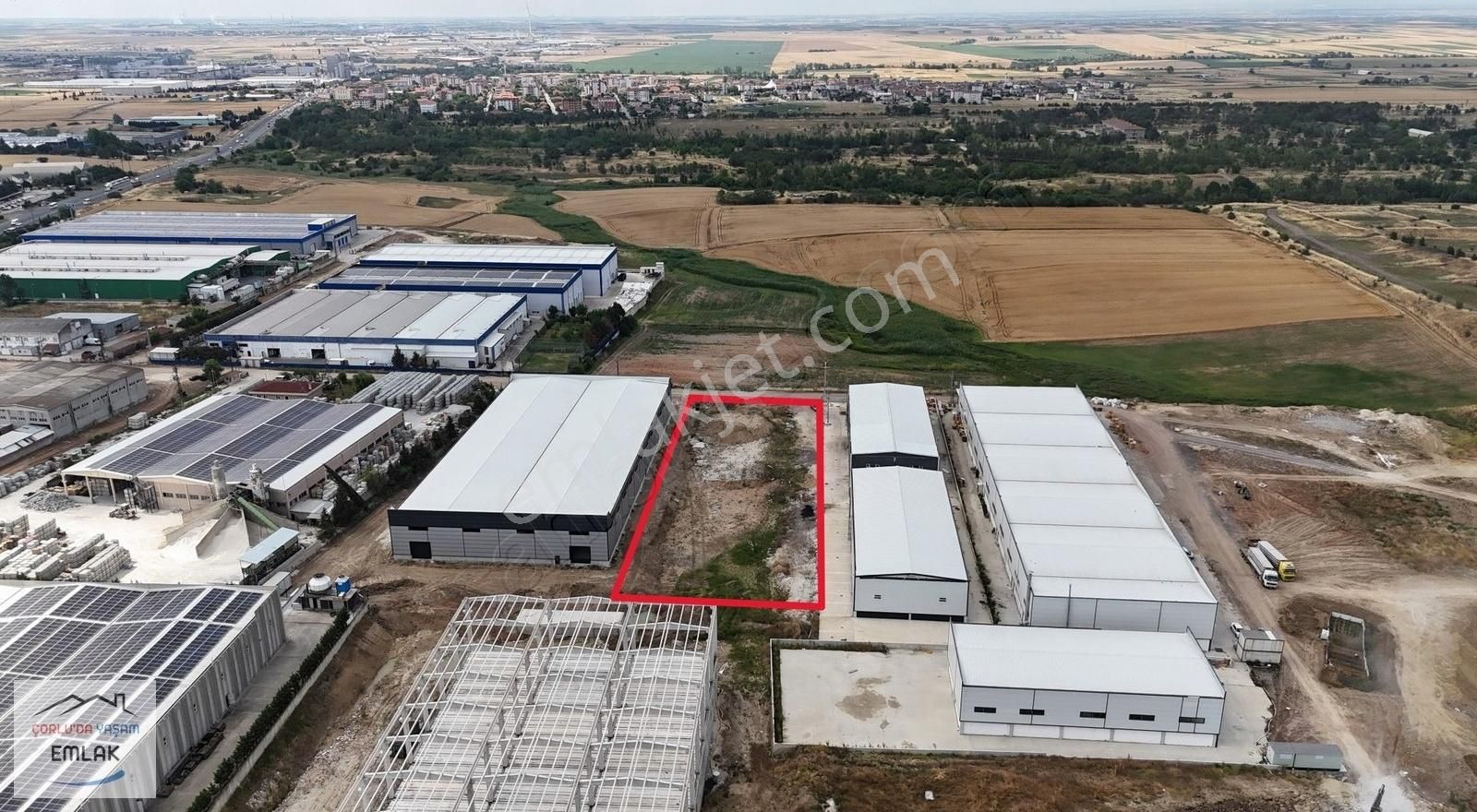 Ergene Ulaş'ta Satılık 5.500 M2 Sanayi Arsası - Görsel 4
