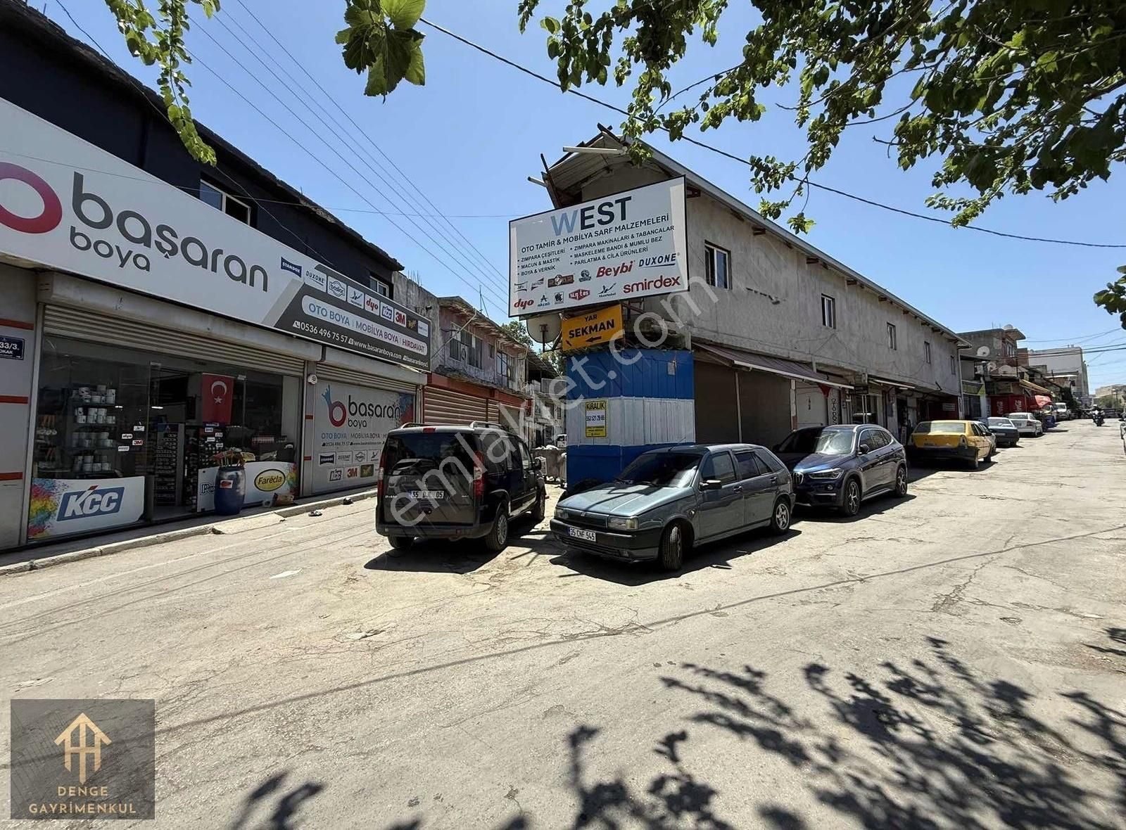 Denge'den Karabağlar Sanayii'de 30m2 Köşe Kiralık İşyeri