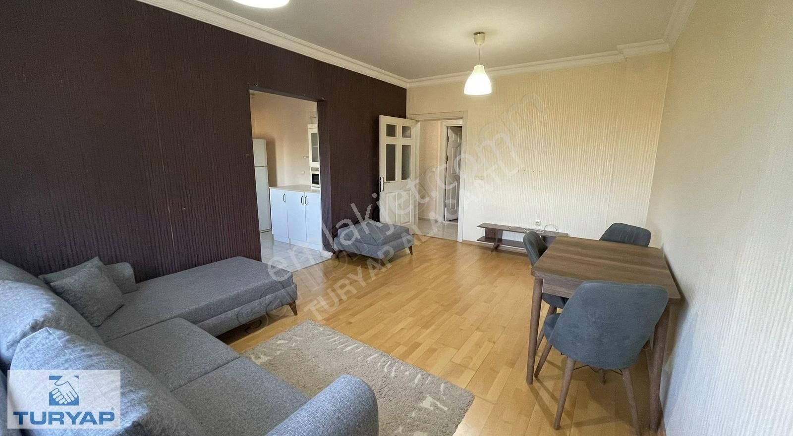 Turyap'tan Turkuaz'da B2-33 Blokta Eşyalı 2+1 Kiralık Daire