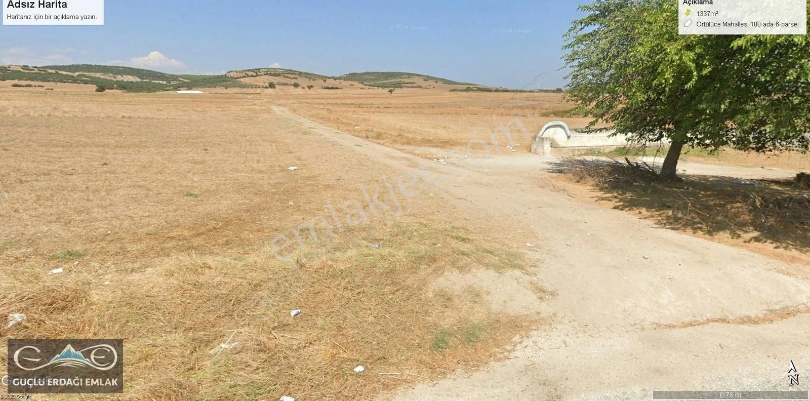 Satılık 1337m² Tarla Biga Örtülüce 'de Güçlü Erdağı Emlak 'tan - Görsel 5