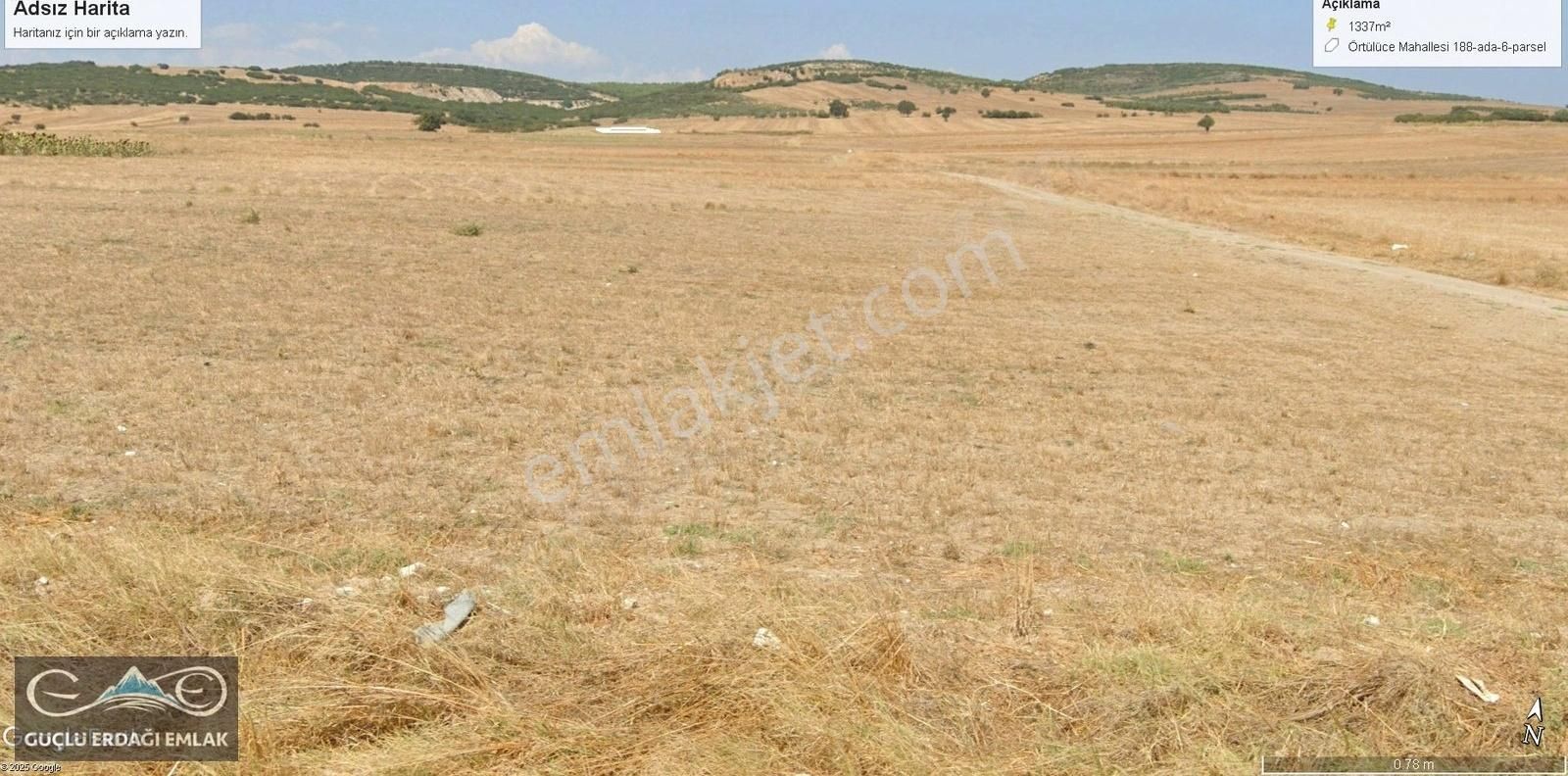 Satılık 1337m² Tarla Biga Örtülüce 'de Güçlü Erdağı Emlak 'tan - Görsel 6