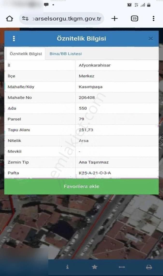 Gazlıgöl Caddesi Satılık Arsa