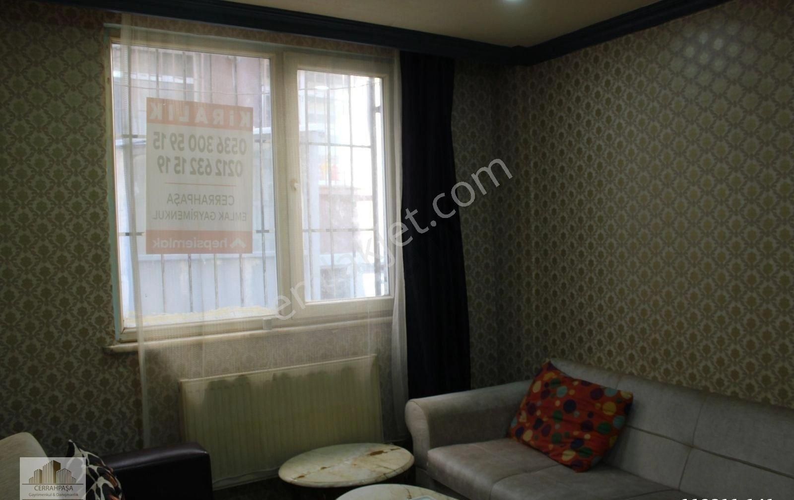 Cerrahpaşa Emlaktan 2+1 Eşyalı Bahçe Katı