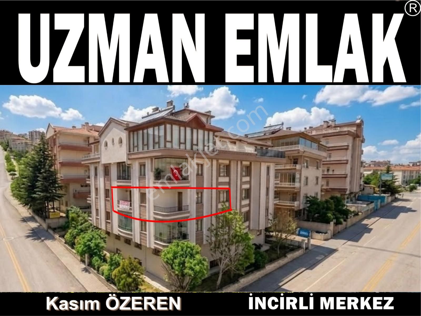 İncirli Mh. Orta Katta Bağımsız Isı Yalıtımlı Ön Cephe 3+1