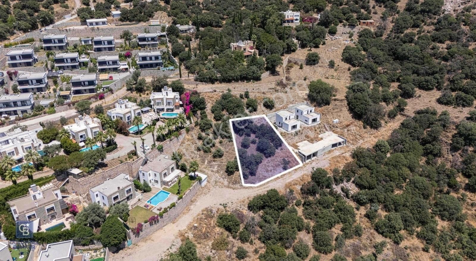 Bodrum Ortakent'te Deniz Manzaralı Arsa - Görsel 3