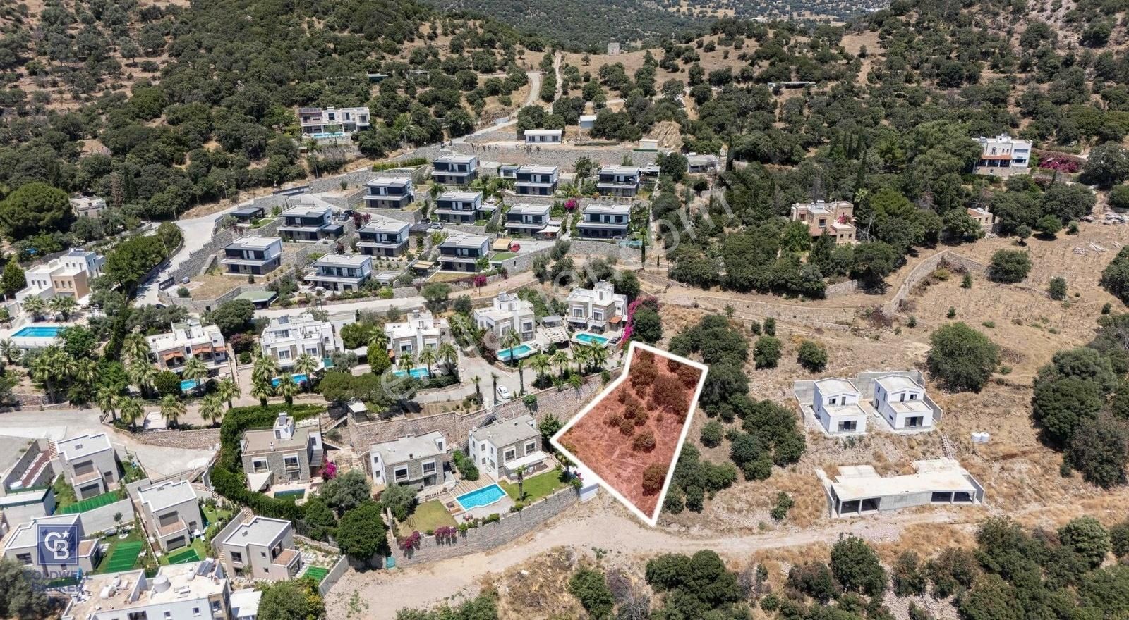 Bodrum Ortakent'te Deniz Manzaralı Köşe Arsa - Görsel 3