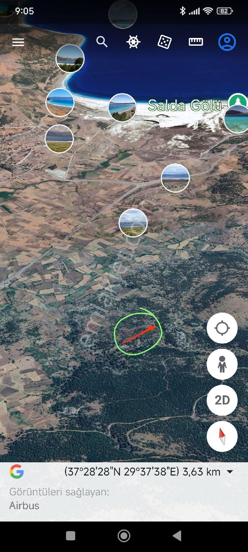 Atabey'den Burdur Yeşilova'da Satılık Tarla - Görsel 2