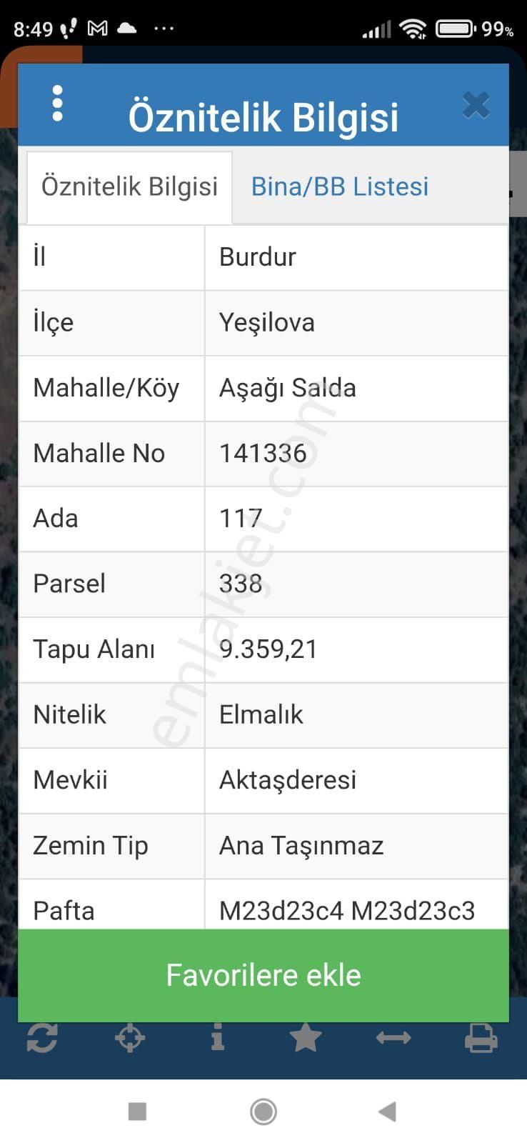 Atabey'den Burdur Yeşilova'da Satılık Tarla - Görsel 6