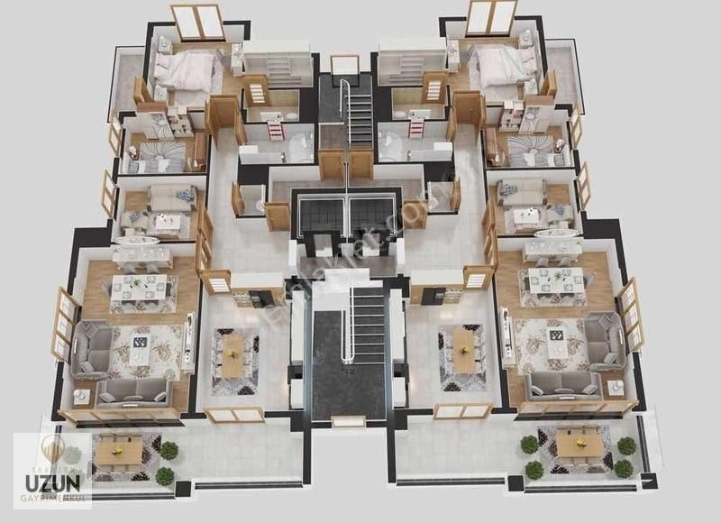 Kaşüstü Premium Park 3 Te Deniz Manzaralı Satılık Sıfır Daire