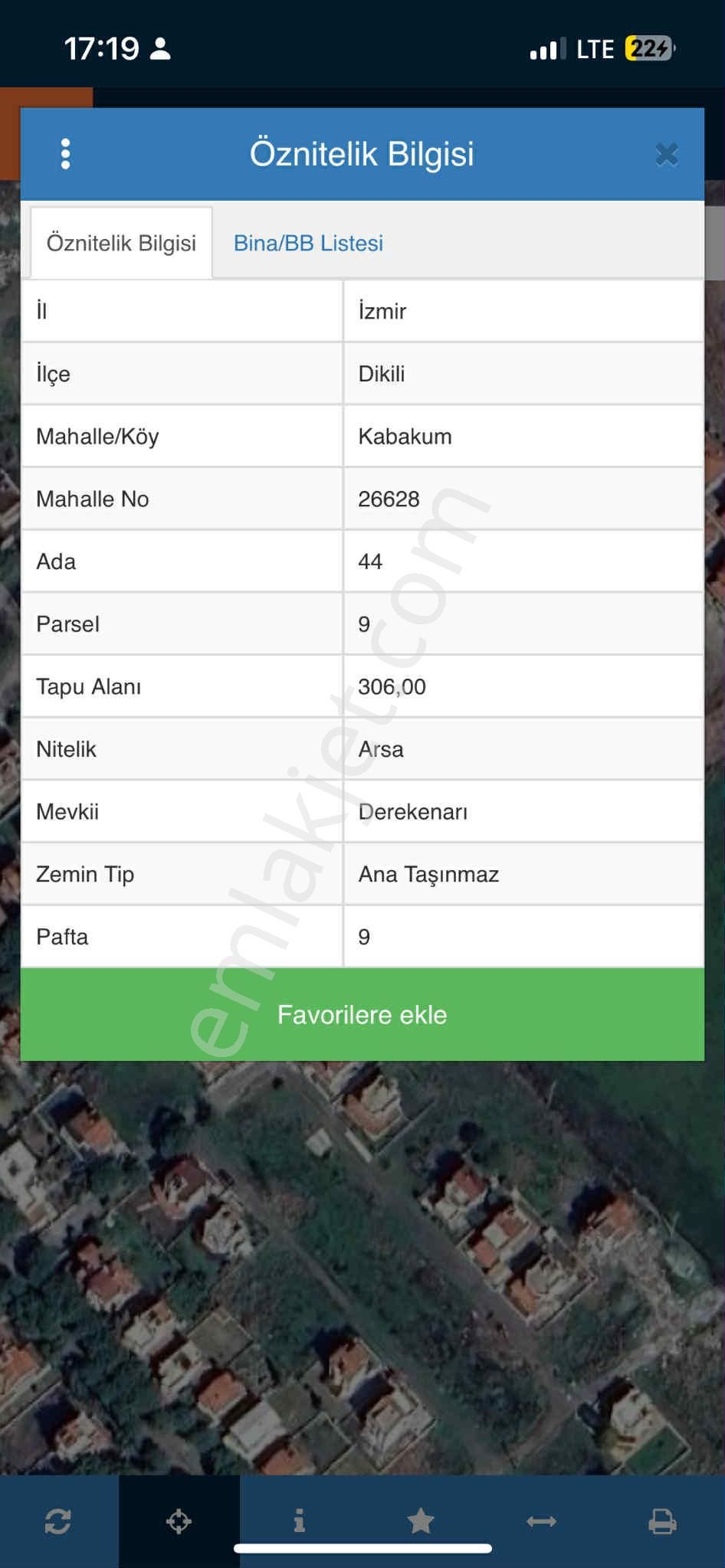 İzmir Dikili Kabakum'da Denize Yakın Villa İmarlı Arsa !!!!