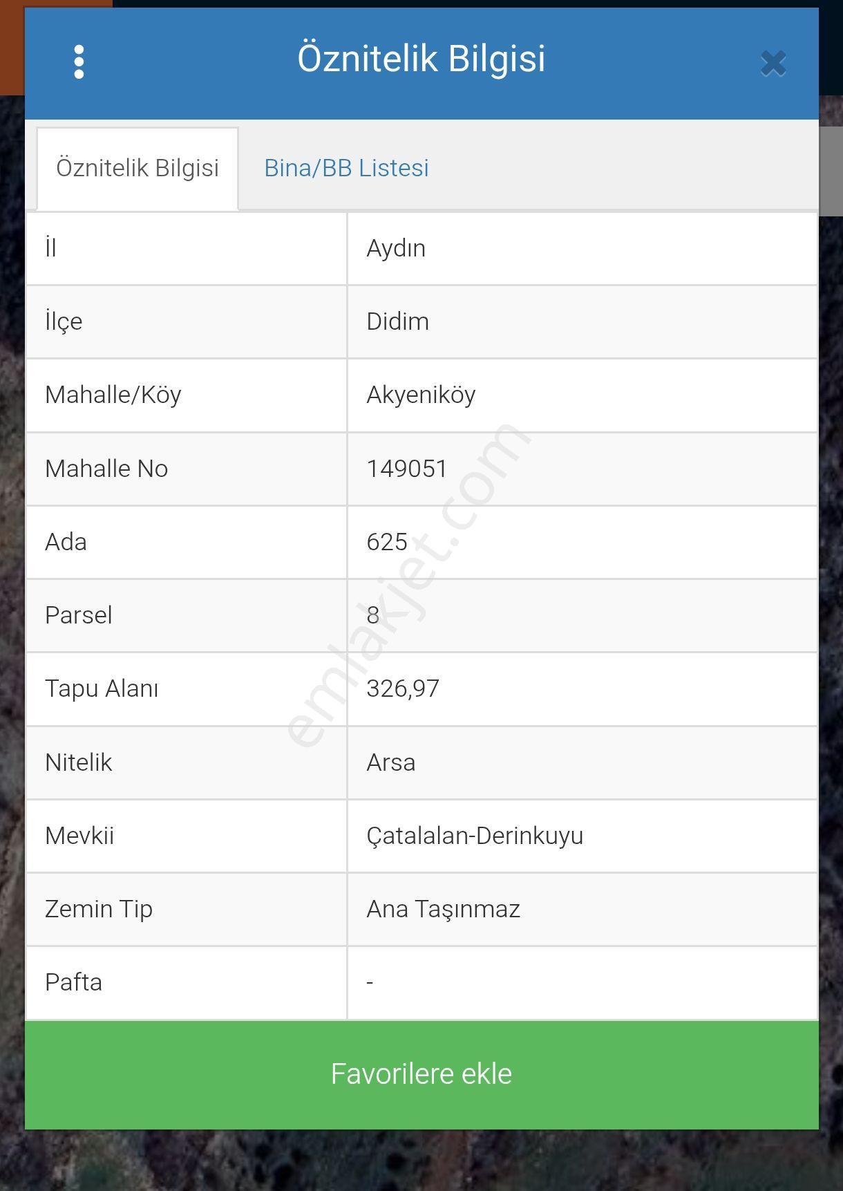 Didimbalovada Satılık Villa Arsası - Görsel 2