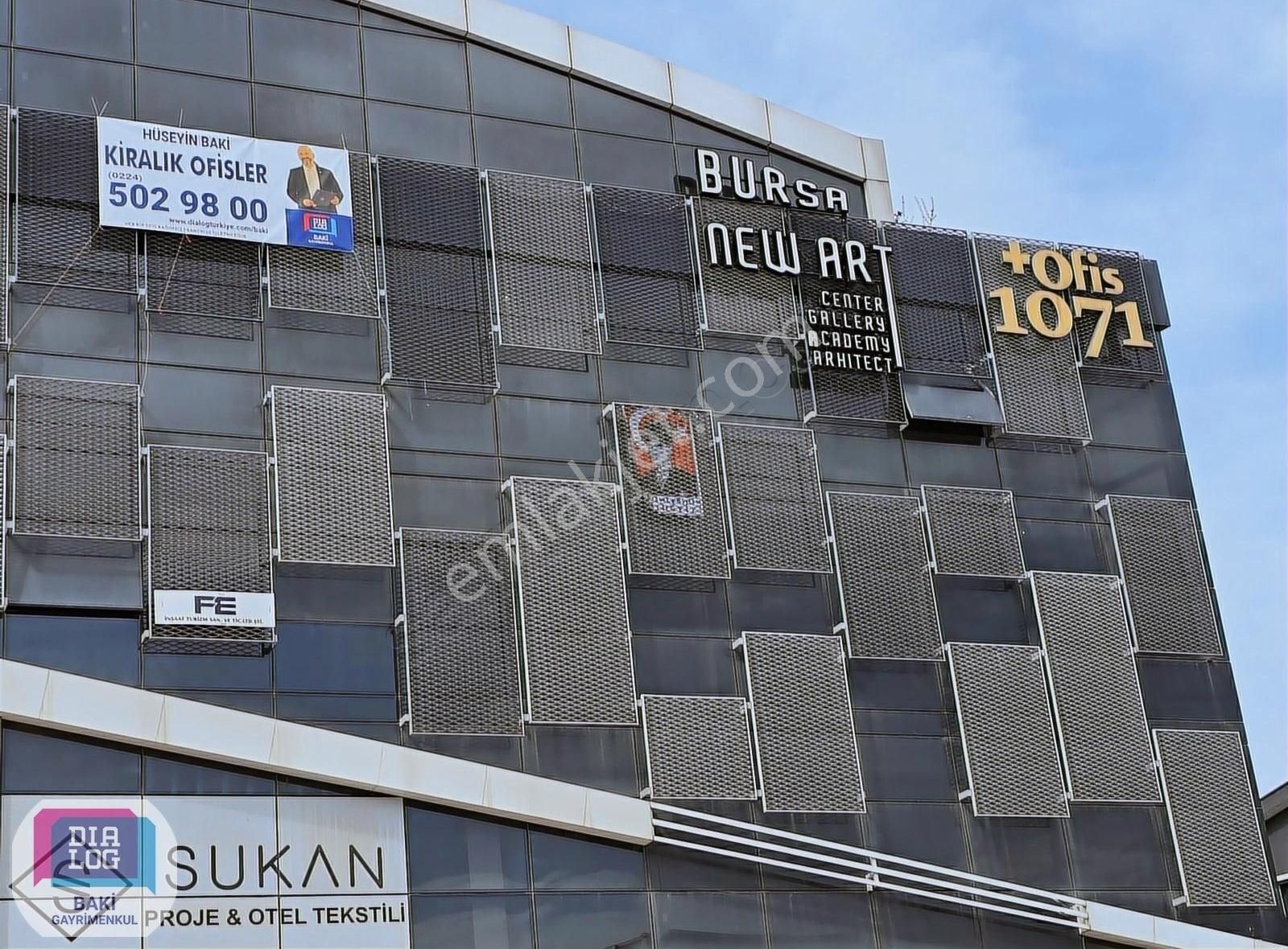 Bursa İzmir Yoluna Cephe Tabela Değeri Yüksek Kiralık Ofis
