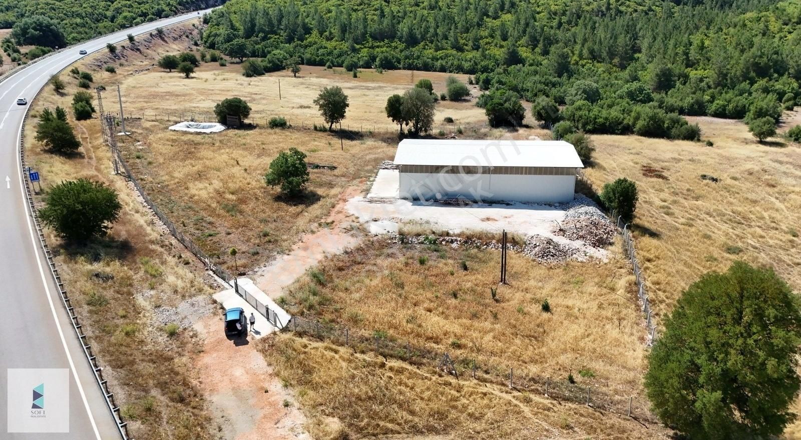 Kaş Sarılar Mahallesinde D400 Anayola Cephe 1713 M2 Satılık Arsa - Görsel 12