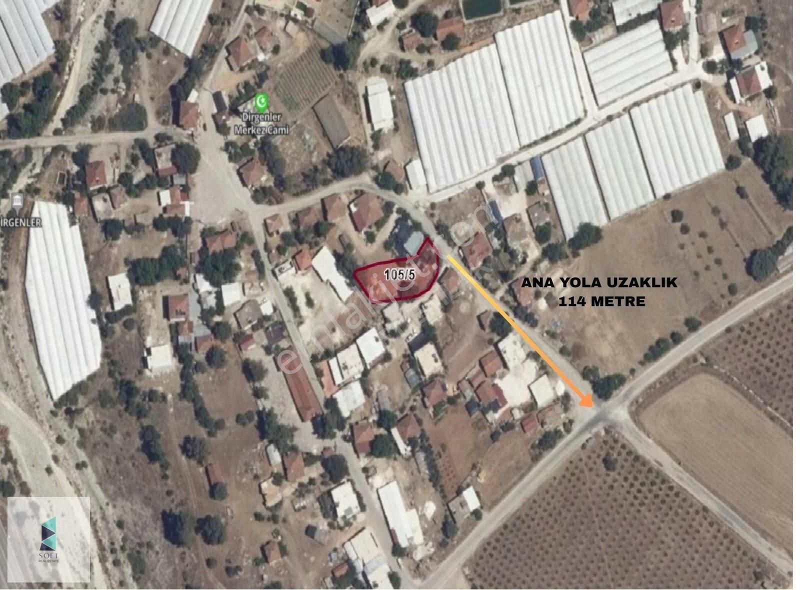 Dirgenler Mahallesi Köy Merkezinde 869 M2 Satılık Arazi