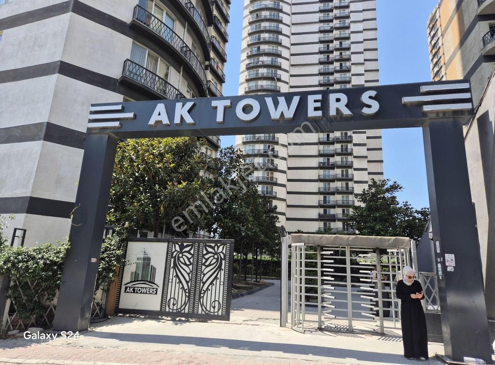 Ak Towers Sitesinde 1+1 Kiralık Daire
