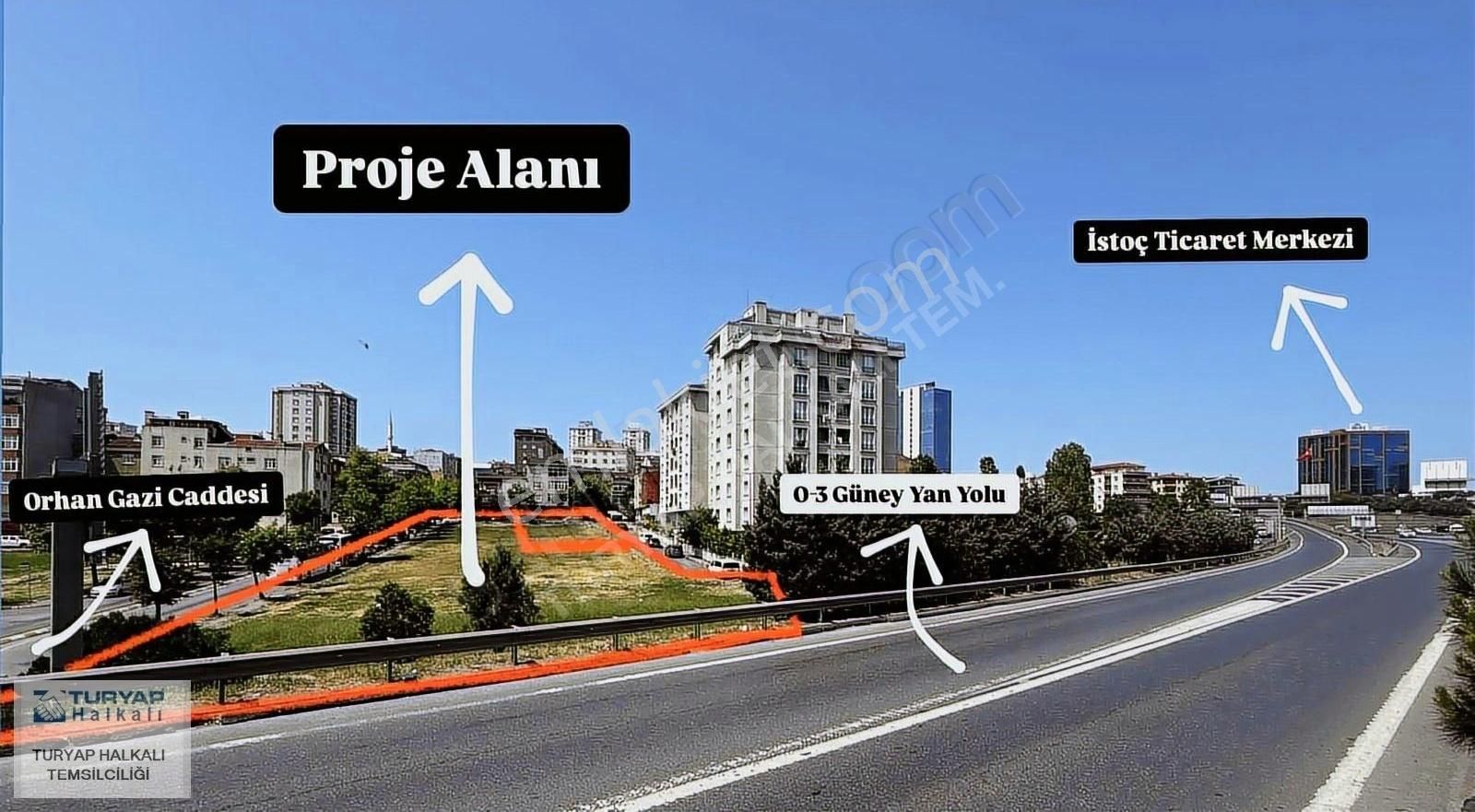 Kupon! Göztepede Proje Alanında Daire Getirili 232m Satılık Arsa
