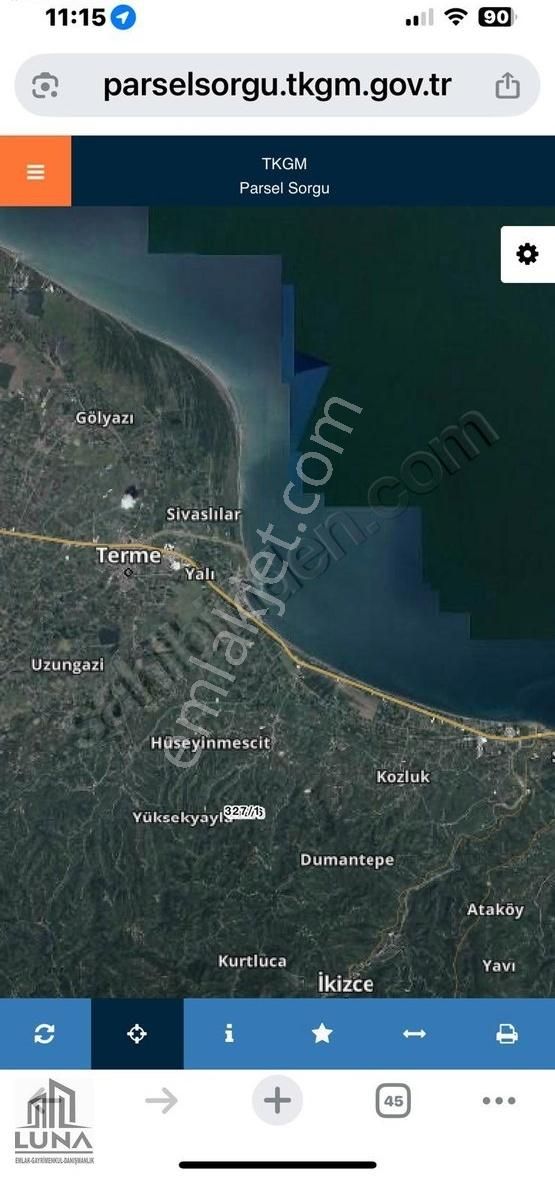 Evci Yahyalı (terme-samsun)satılık Fındık Bahçesi