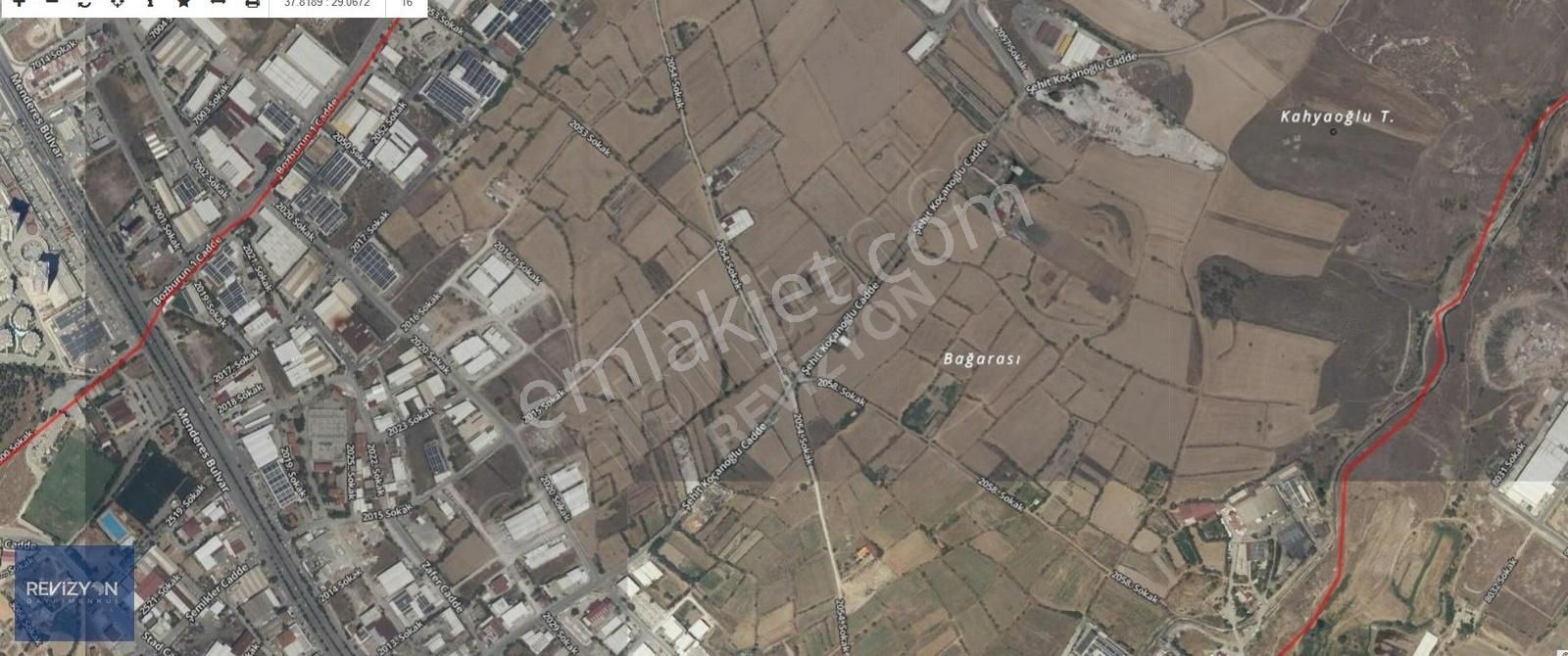 Şemiklerde Sanayi İmarına 300m Mesafede Satılık 8450m2 Tarla