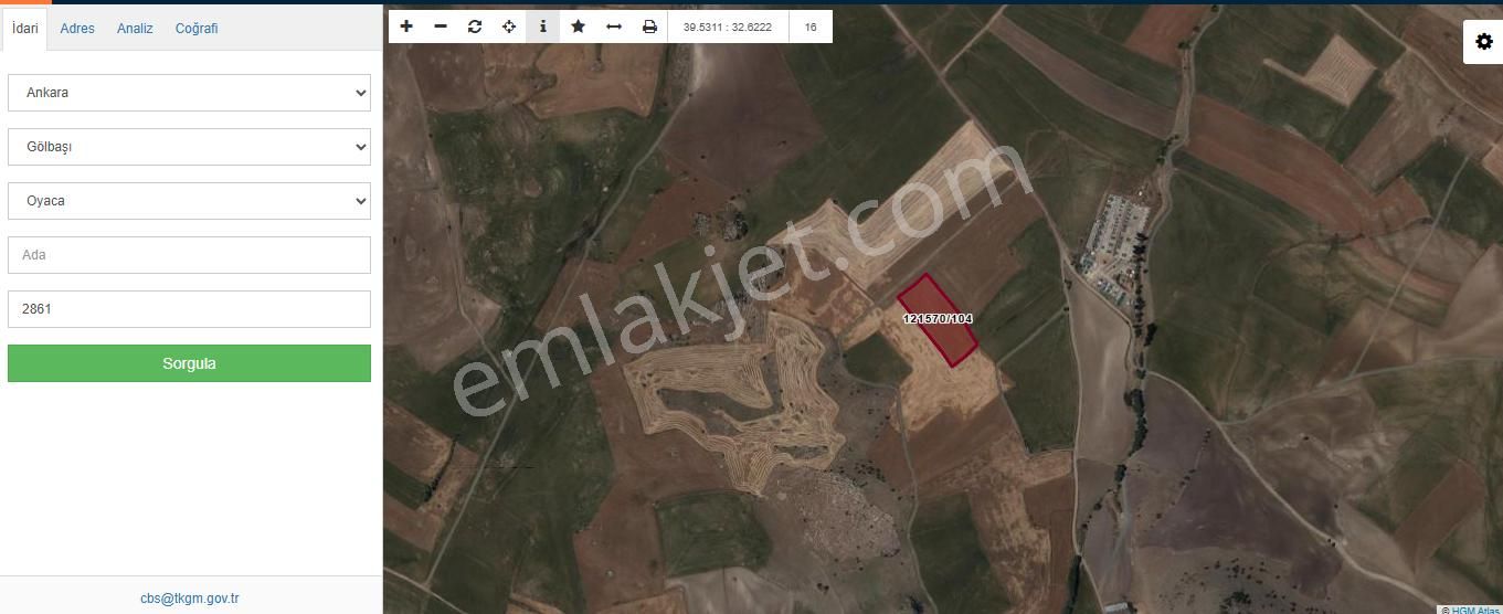 Oyaca İmar Sınırında 8.830 M2 Müstakil Tarla