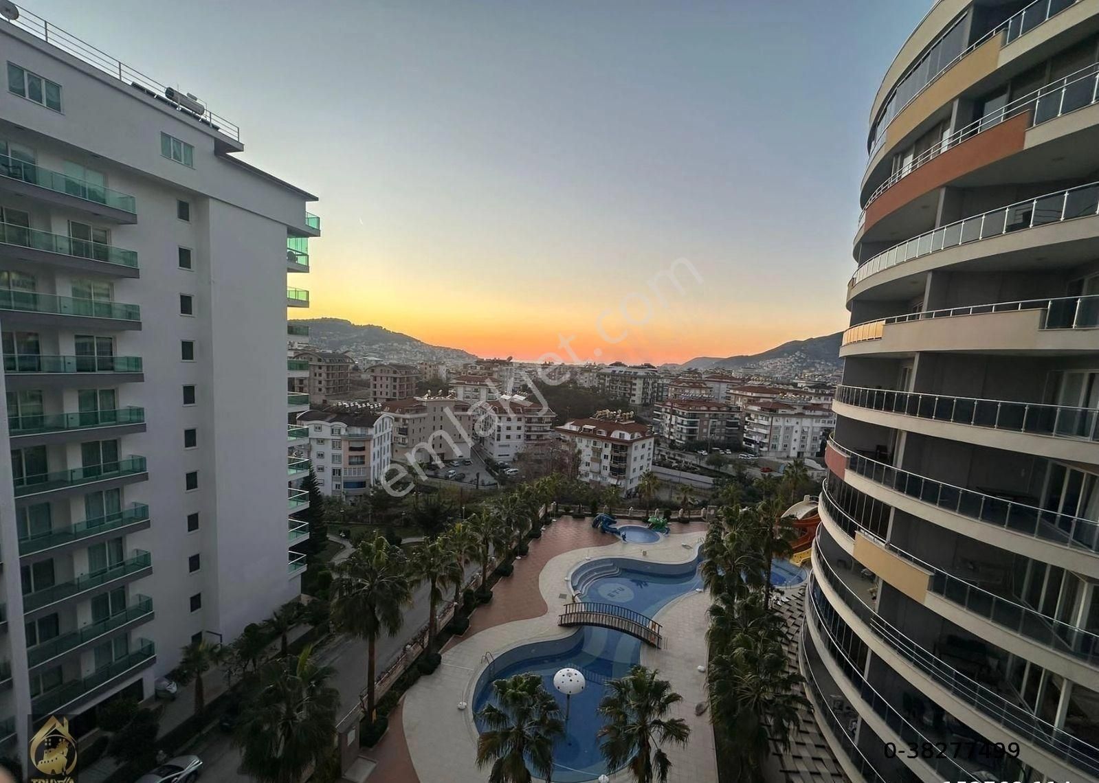 Alanya-cikcilli De Deniz Manzaralı 1+1 Lüks Daire - Görsel 16