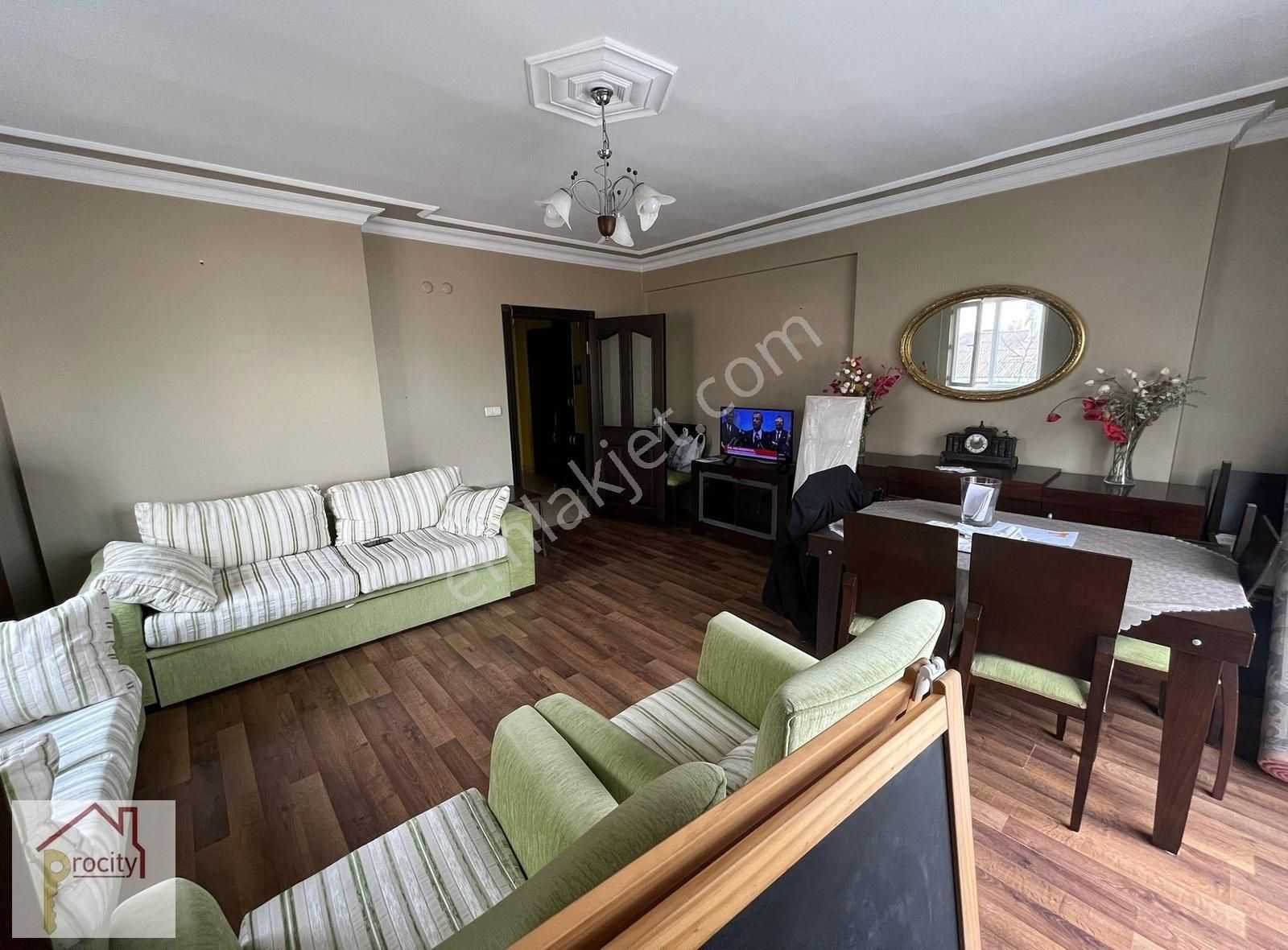 Procıty'den 3+1 Net 95m2 Balkonlu Açık Otoparklı Daire