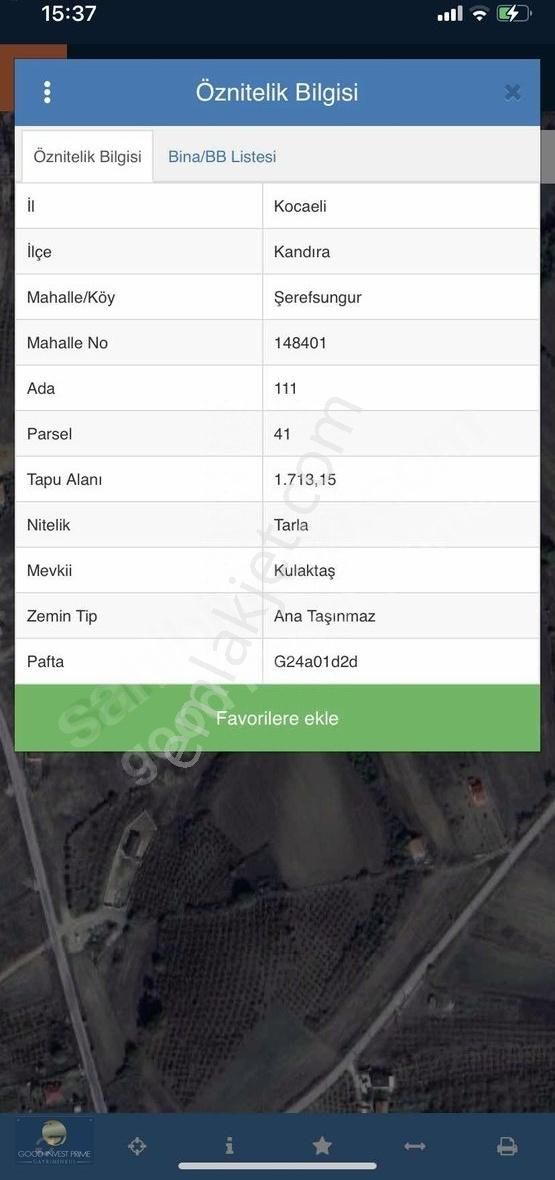 Kocaeli-kandıra Yatırımlık Ve Fırsat Tarla
