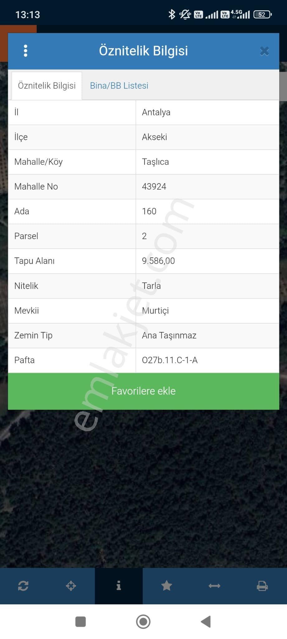 Akseki Taşlıca Ana Yola Yakın Fırsat Tek Tapu Bahçe Acil Satılık - Görsel 9