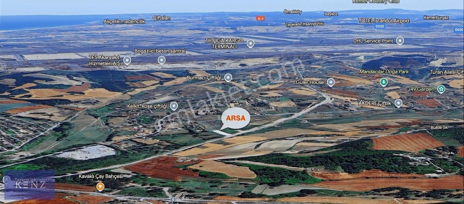 Tayakadın'da Müstakil Yola Cephe Havalimanına Yakın 2098 M2 - Görsel 5